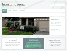 Tablet Screenshot of goslingpines.org